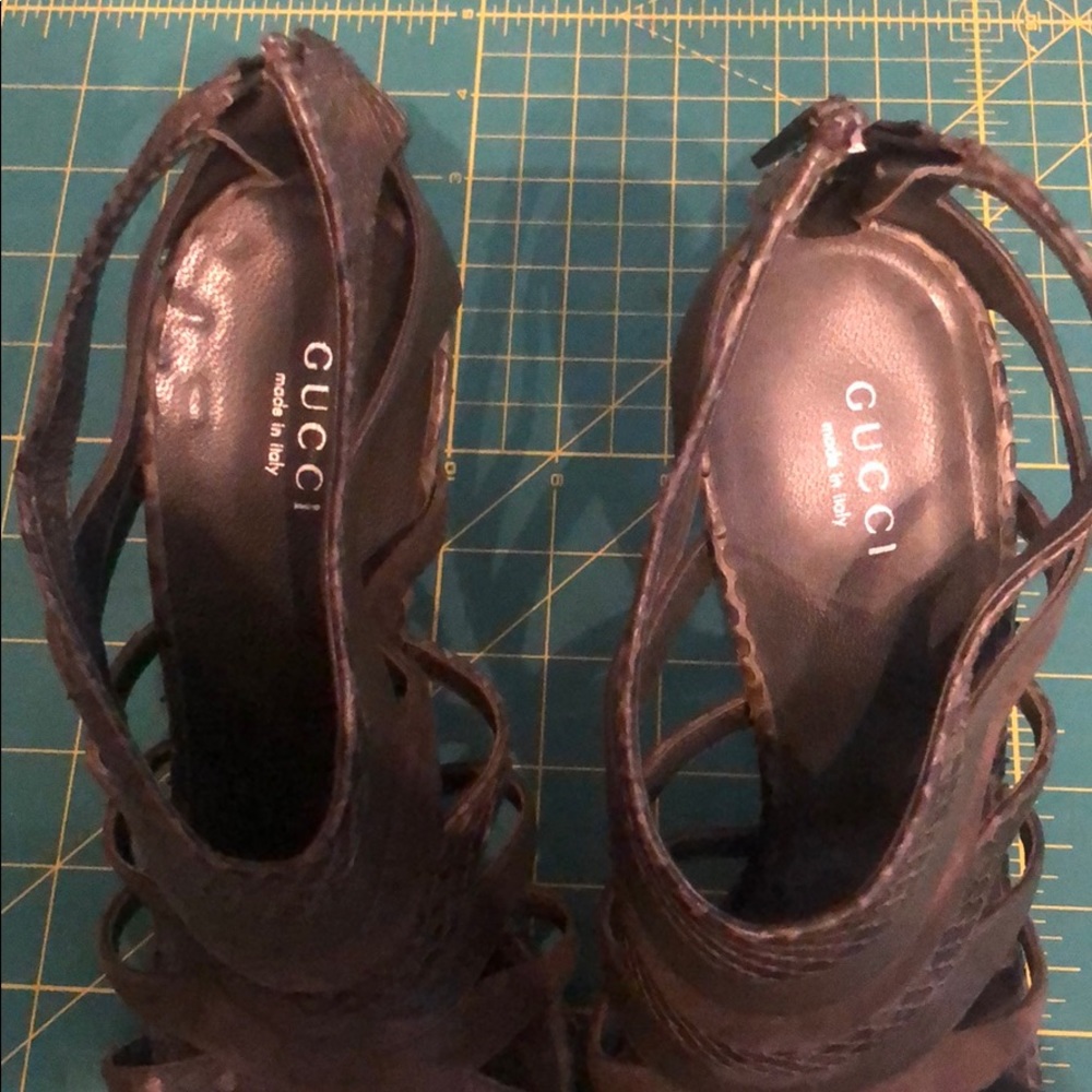 Gucci Python Heels - image 3